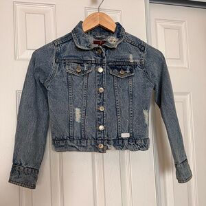 7 For All Mankind Blue Denim Kids Jacket